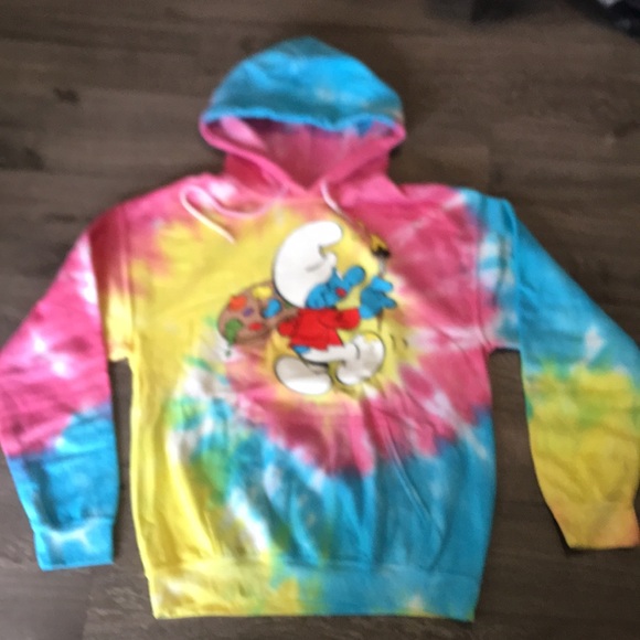 Smurf hoodie Sz S - Picture 1 of 7